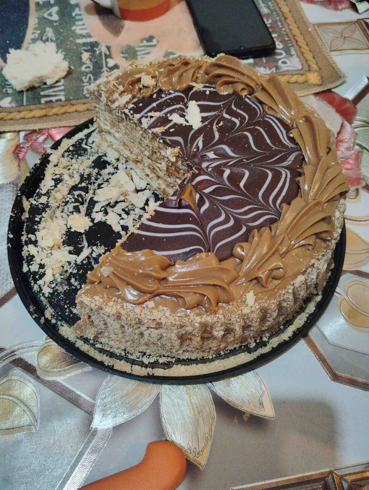 Torta hoja manjar