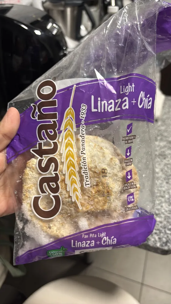 Pan Pita Light Linaza + Chía