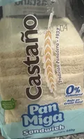 Pan miga sándwich