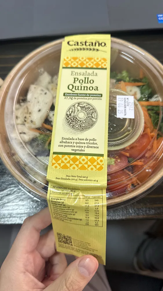 Ensalada Pollo Quinoa
