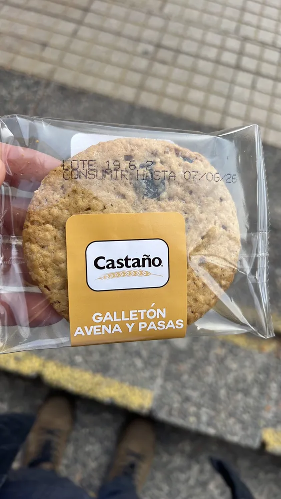 Galletón Avena y Pasas