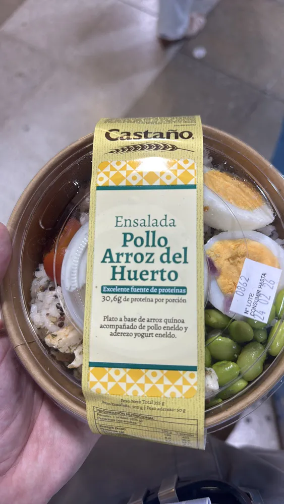 Ensalada Pollo Arroz del Huerto