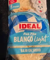 Pan pita blanco light