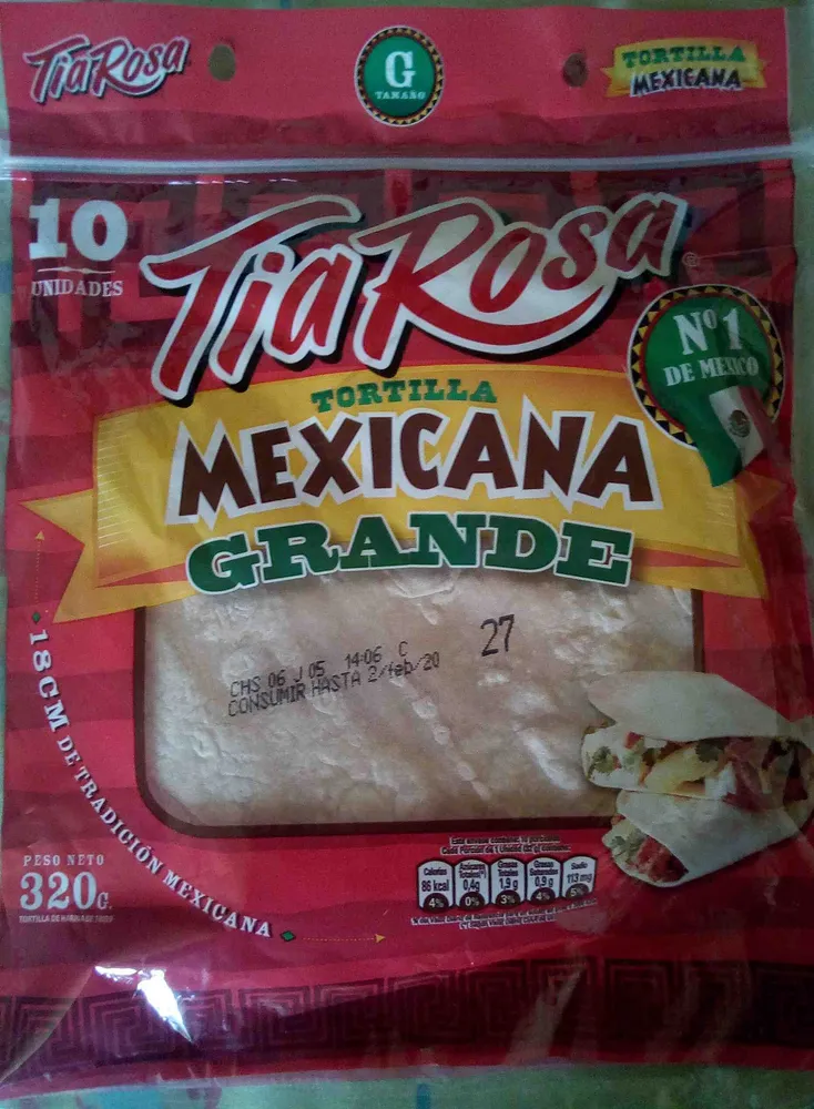 Ricas Tortillas de Harina de Trigo Fajitas
