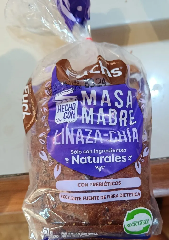 Pan De Masa Madre Linaza-chia