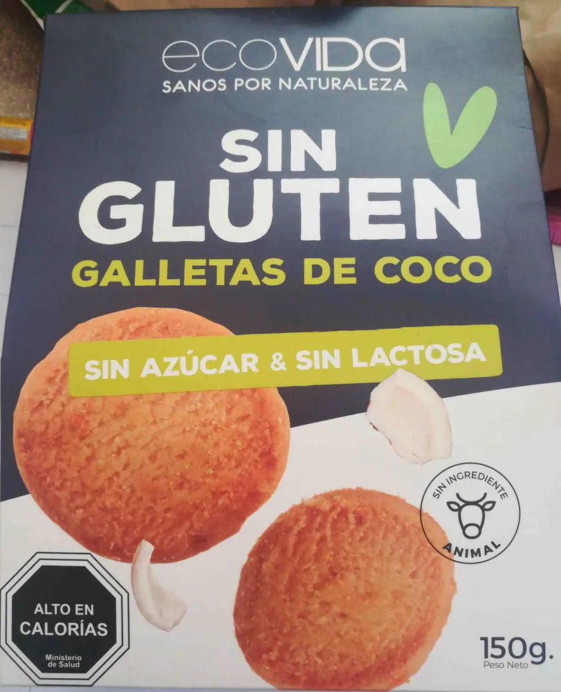 Sin Gluten Galletas de Coco