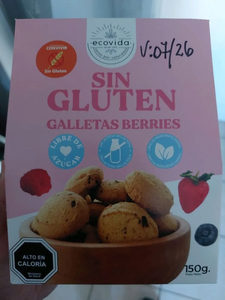 SIN GLUTEN GALLETAS BERRIES