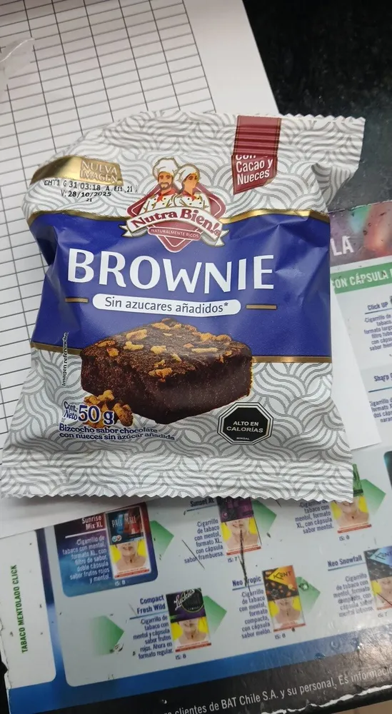 Brownie sin azúcar
