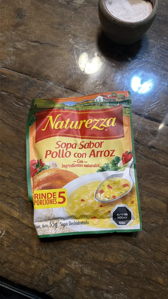 Sopa Sabor Pollo con Arroz
