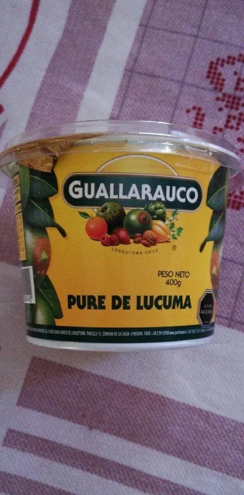 Puré de lucuma