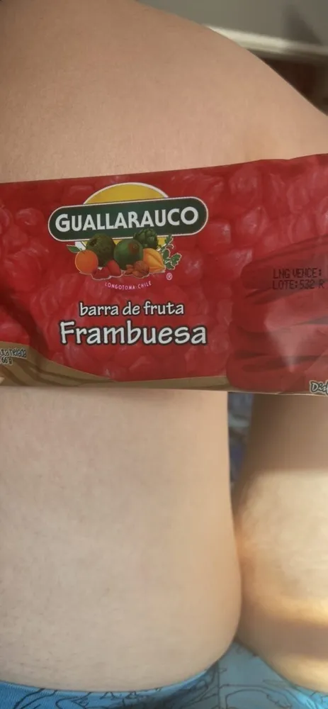Barra de fruta Frambuesa