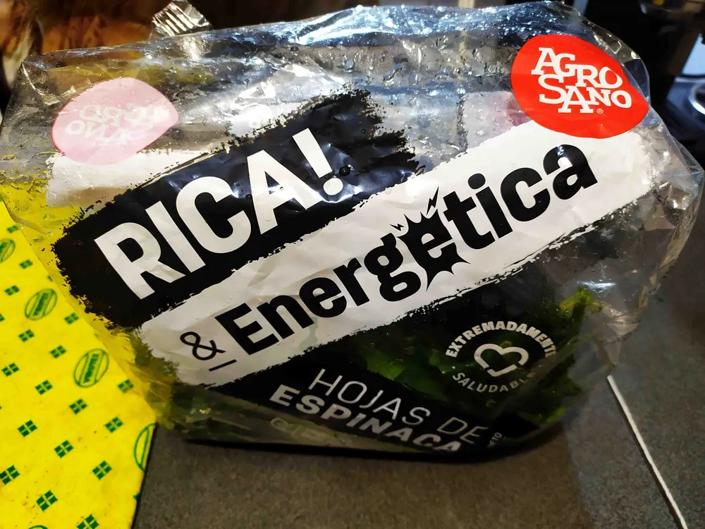 Hojas de espinaca