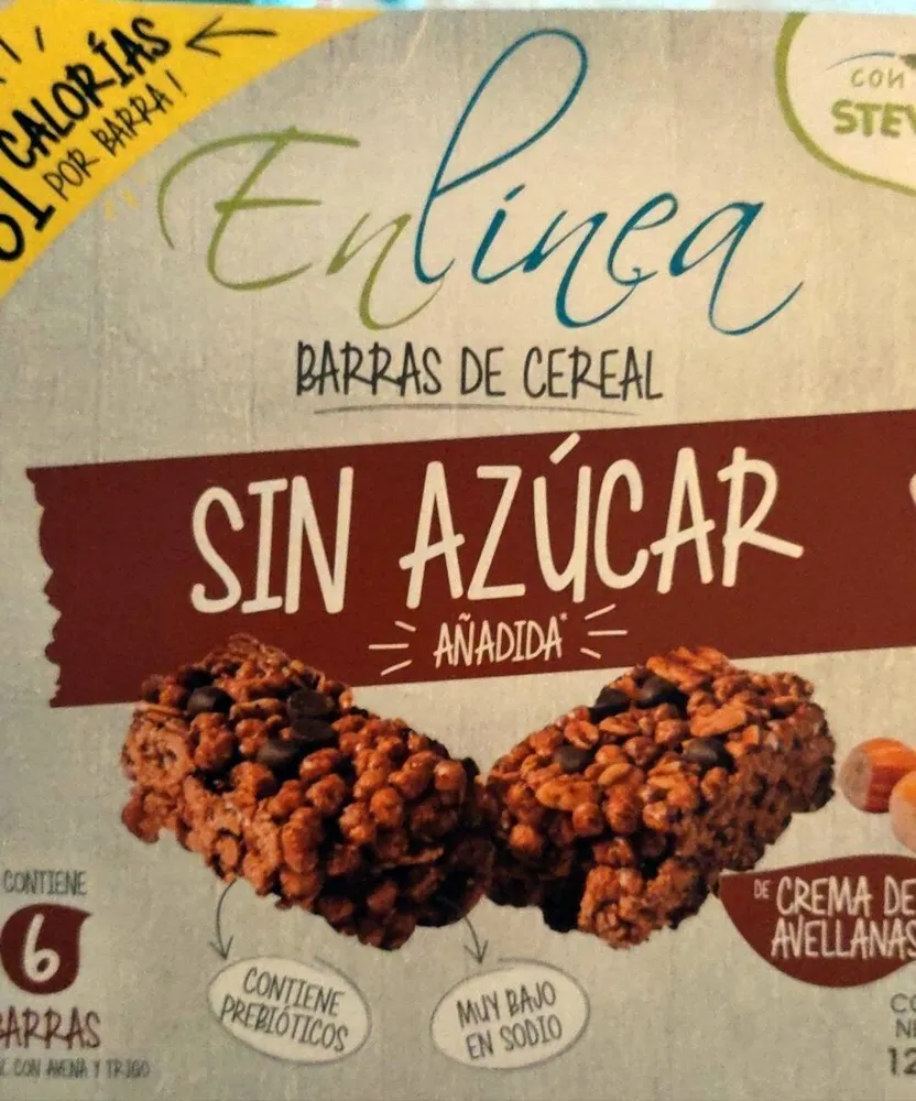 Barras de Cereal Avellanas