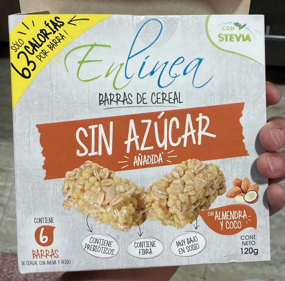 Barra de Cereal con Almendra y Coco