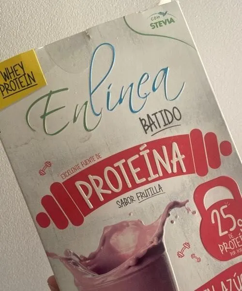 Batido proteina sabor frutilla