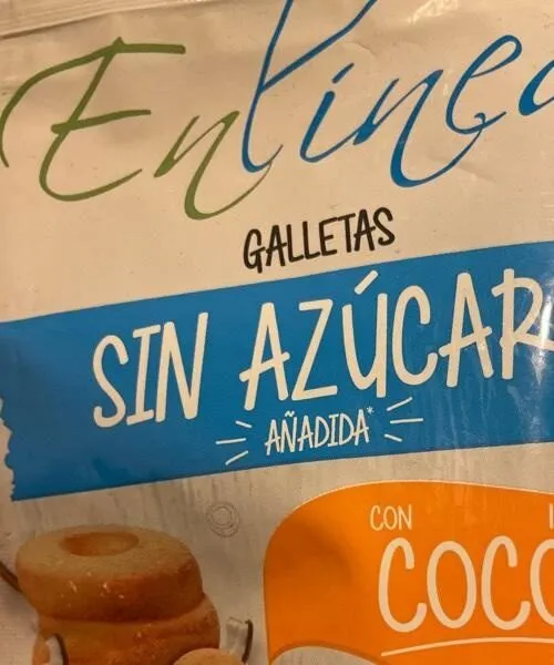 galletas sin azúcar con coco