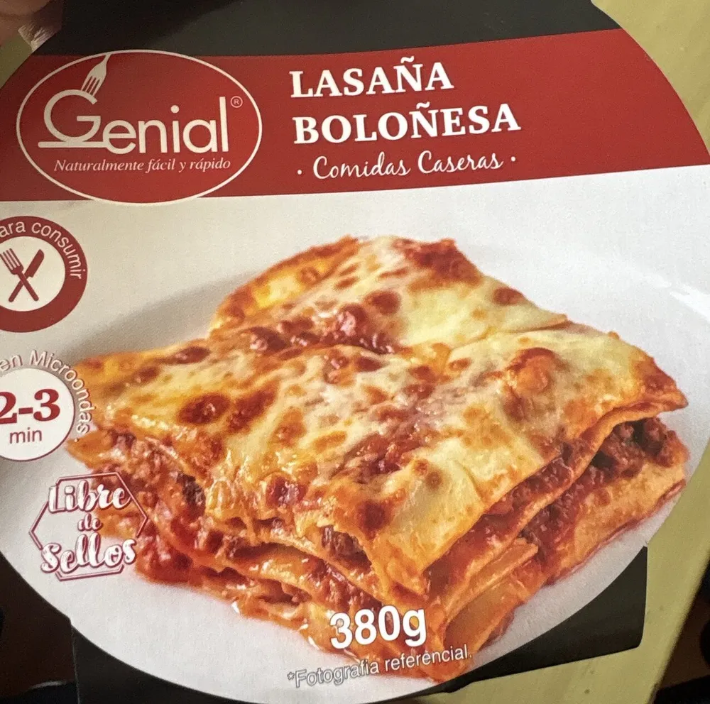Lasaña Boloñesa