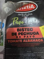 Bistec de Pechuga de Pavo Tomate y Albahaca