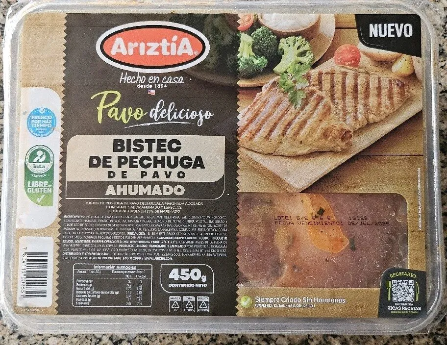 Bistec De Pechuga De Pavo Ahumado