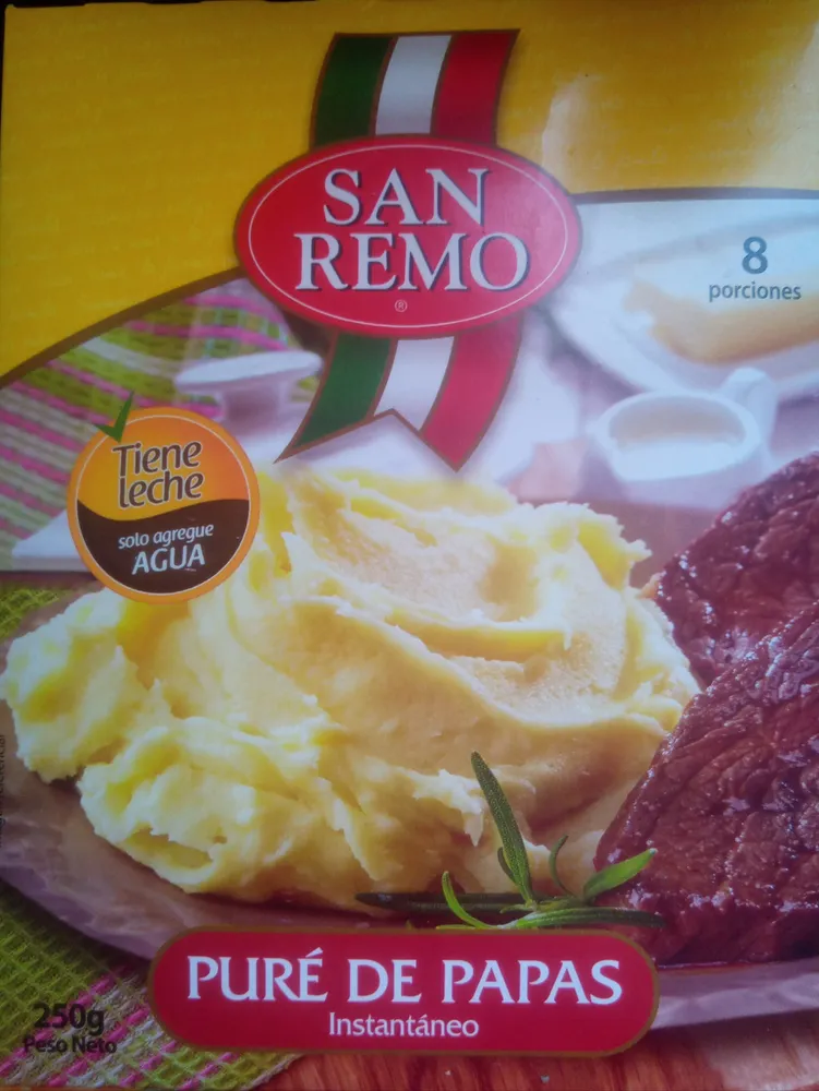 Pure de papas instantáneo
