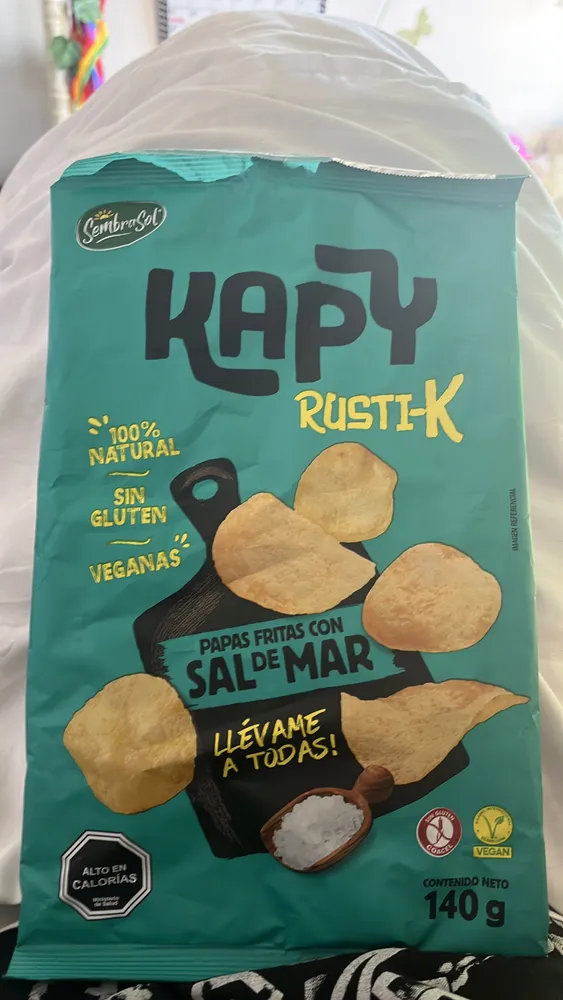 Kapy Rusti-K Papas Fritas con Sal de Mar