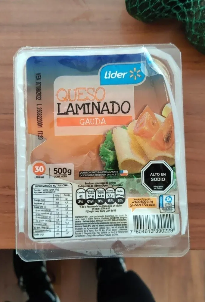 Queso laminado Gauda