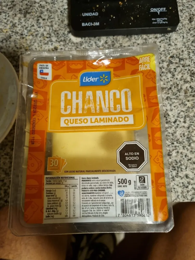 Chanco, Queso Laminado