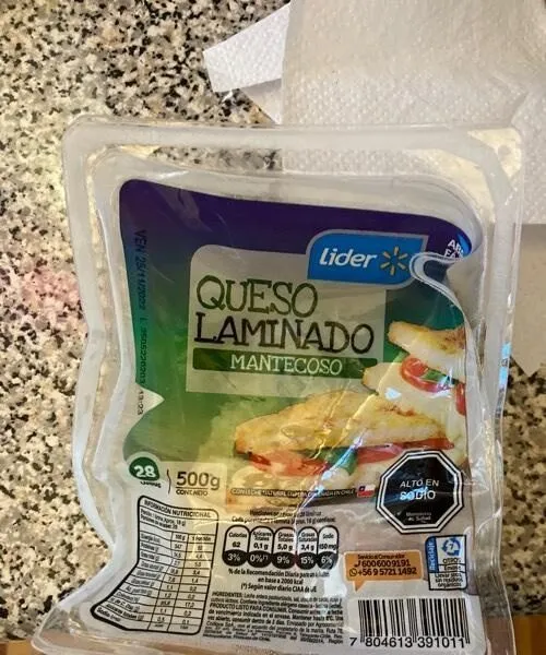 Queso laminado