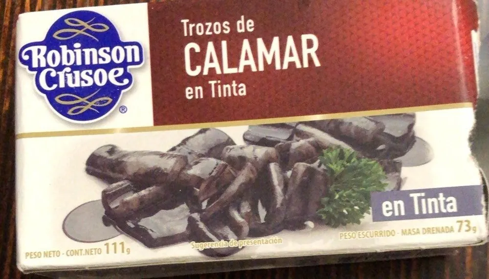 Calamar en tinta