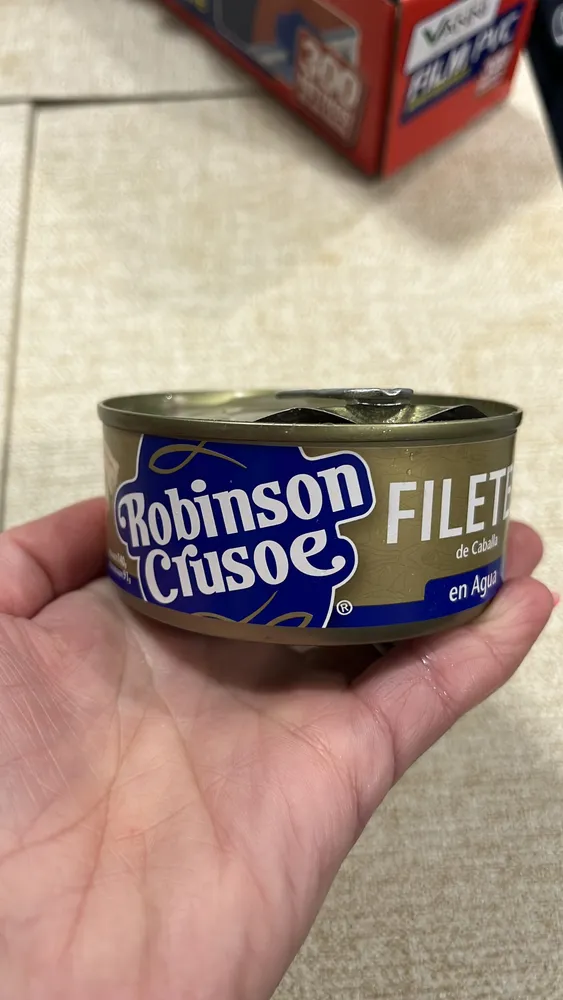 Filetes de Caballa en Agua