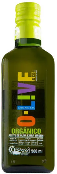 Azeite De Oliva Extra Virgem Orgânico Chileno O Live Co Vidro 500ml