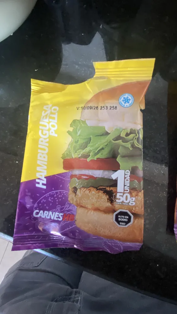 HAMBURGUESA POLLO