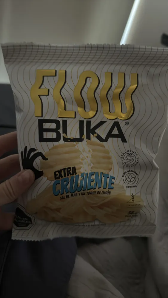 FLOW BUKA EXTRA CRUJIENTE SAL DE MAR Y UN TOQUE DE LIMÓN
