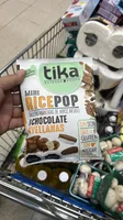 Mini Rice Pop Galletas Horneadas de Arroz Inflado Sabor Chocolate Avellanas