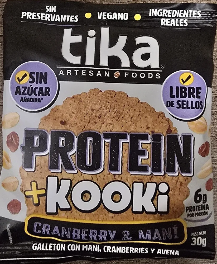 Galleta Kooki Protein Cranberry Y Mani