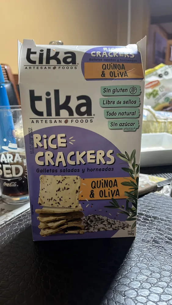 Rice Crackers Quinoa & Oliva
