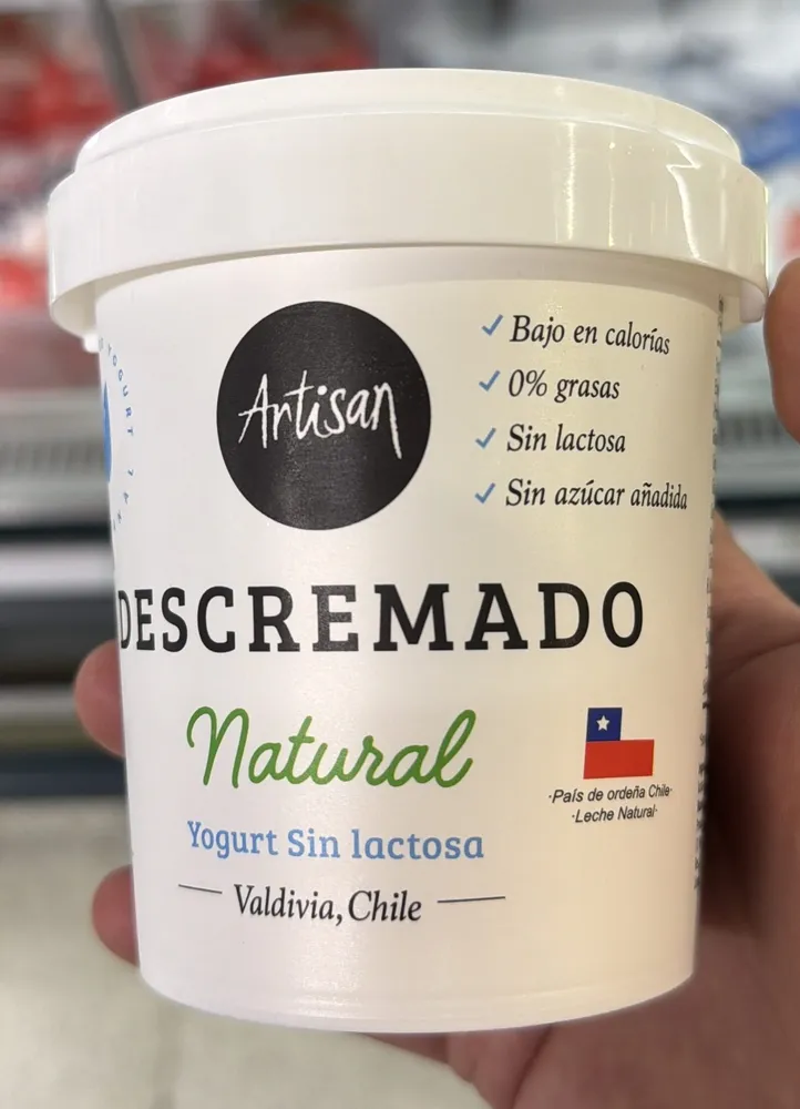 Descremado Natural Yogurt Sin lactosa