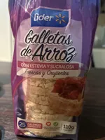 Galletas De Arroz Con Estevia Y Sucralosa