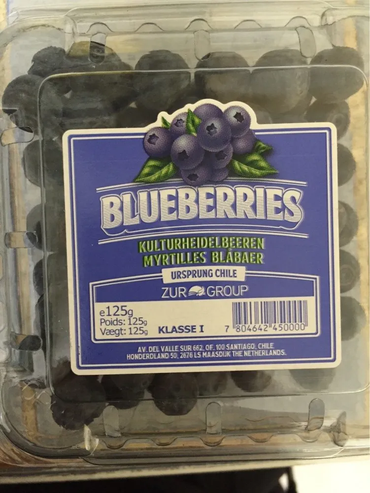 Blåbær 125G