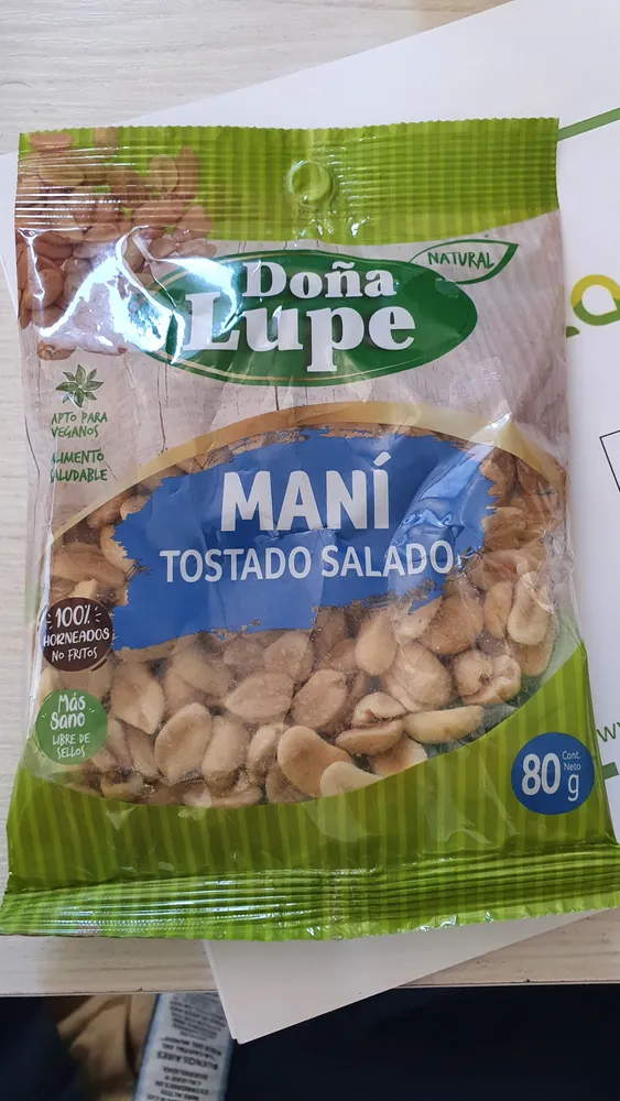 Mani tostado salado