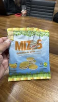 Mizos Galletitas de arroz integral con jugo de fruta sin aditivos ni preservantes