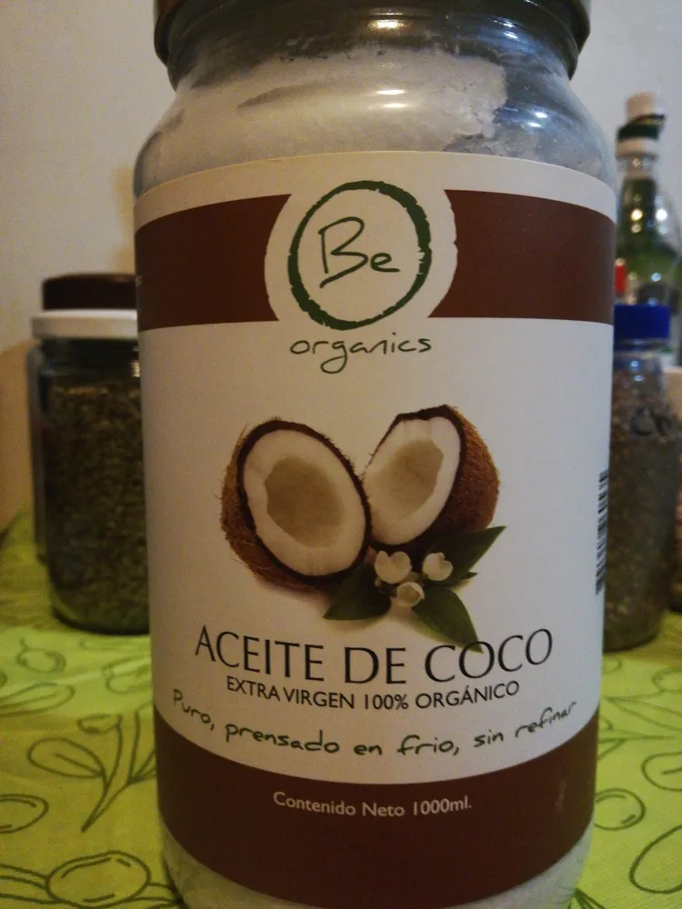 Aceite de coco extra virgen 100% orgánico