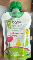 Colado/compota orgánica de manzana pera