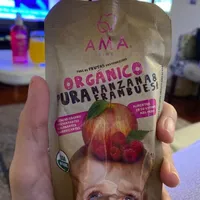 Single Strength Organic Apple Raspberry Puree