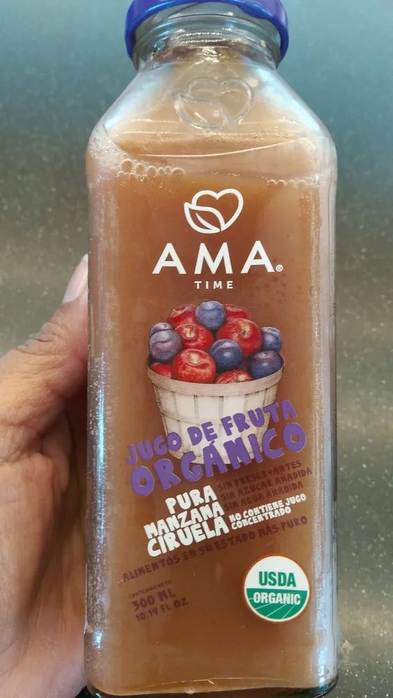 JUGO DE FRUTA ORGANICO