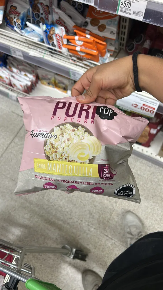 Puri Pop Popcorn Sabor Mantequilla