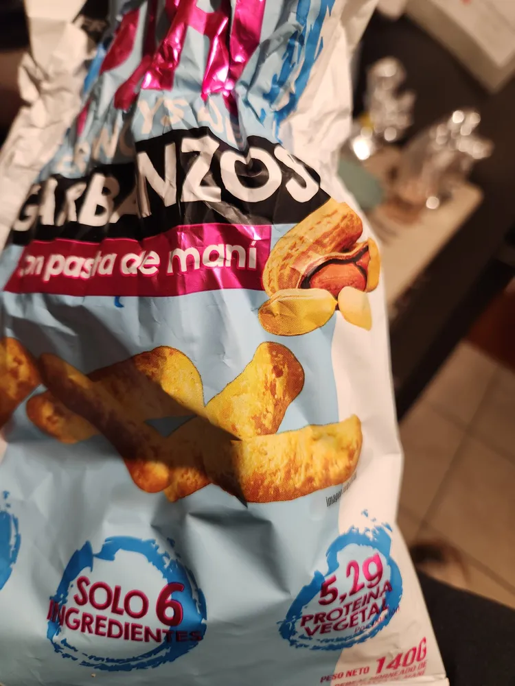 Crunchys De Garbanzos Con Pasta De Maní