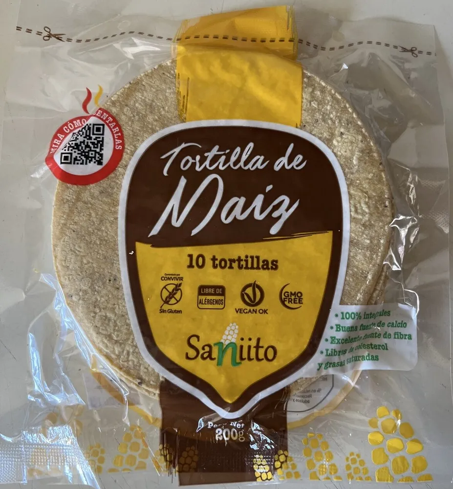 Tortilla de Maíz