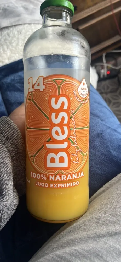 100% Naranja Jugo Exprimido