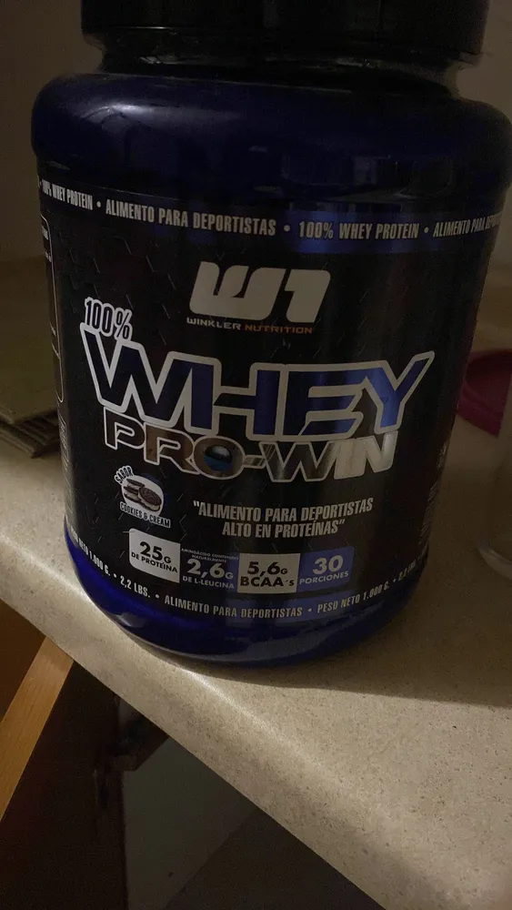 100% WHEY PRO-WIN SABOR COOKIES & CREAM